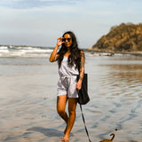 Heat Wave Romper - Moon