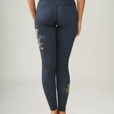 Rose Boreal - Legging - Reversible Ultralight High-Rise Legging - Charcoal English Garden