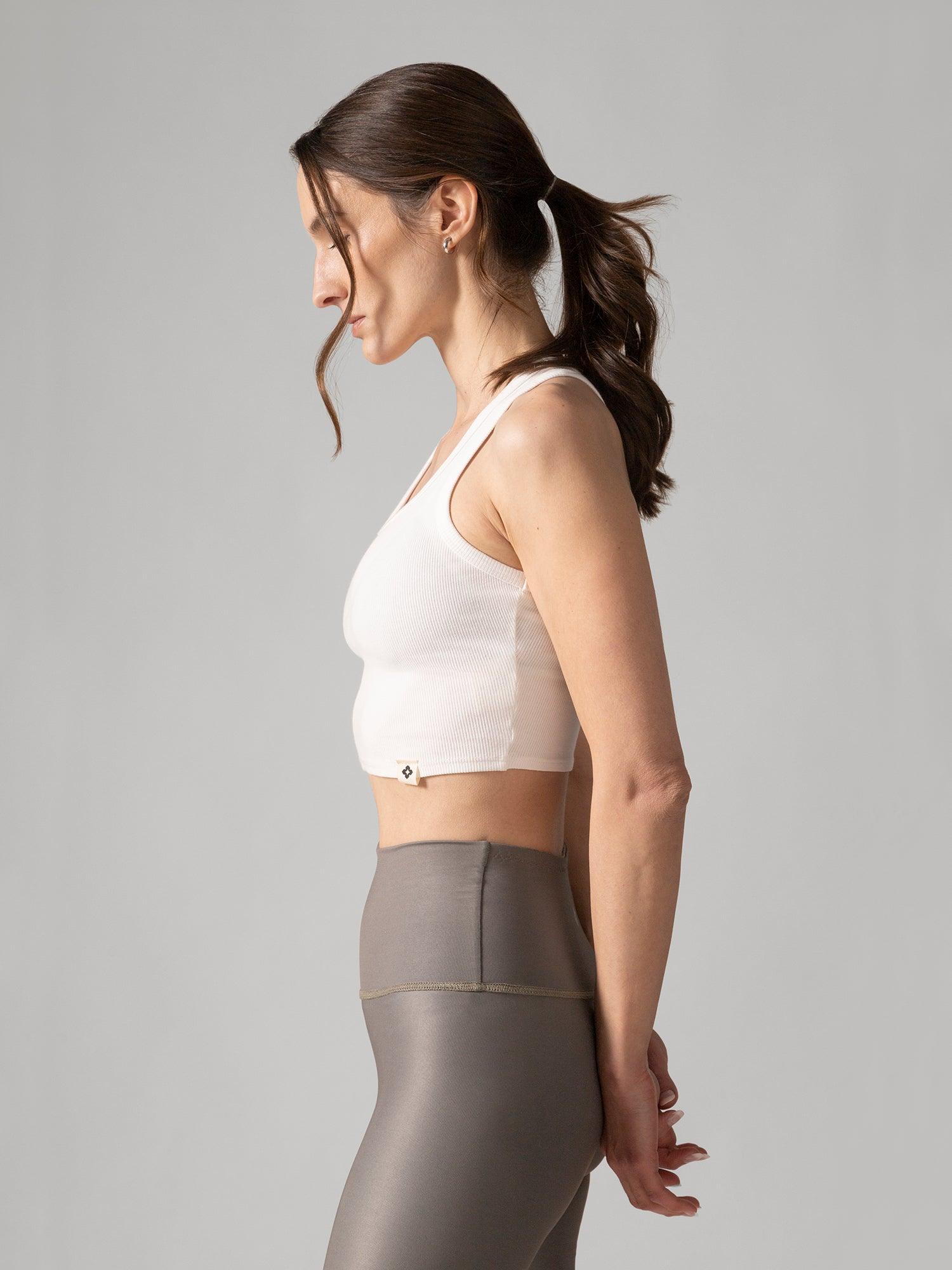 Rose Boreal - Tank Top - Mile-End Tank Top - Natural White