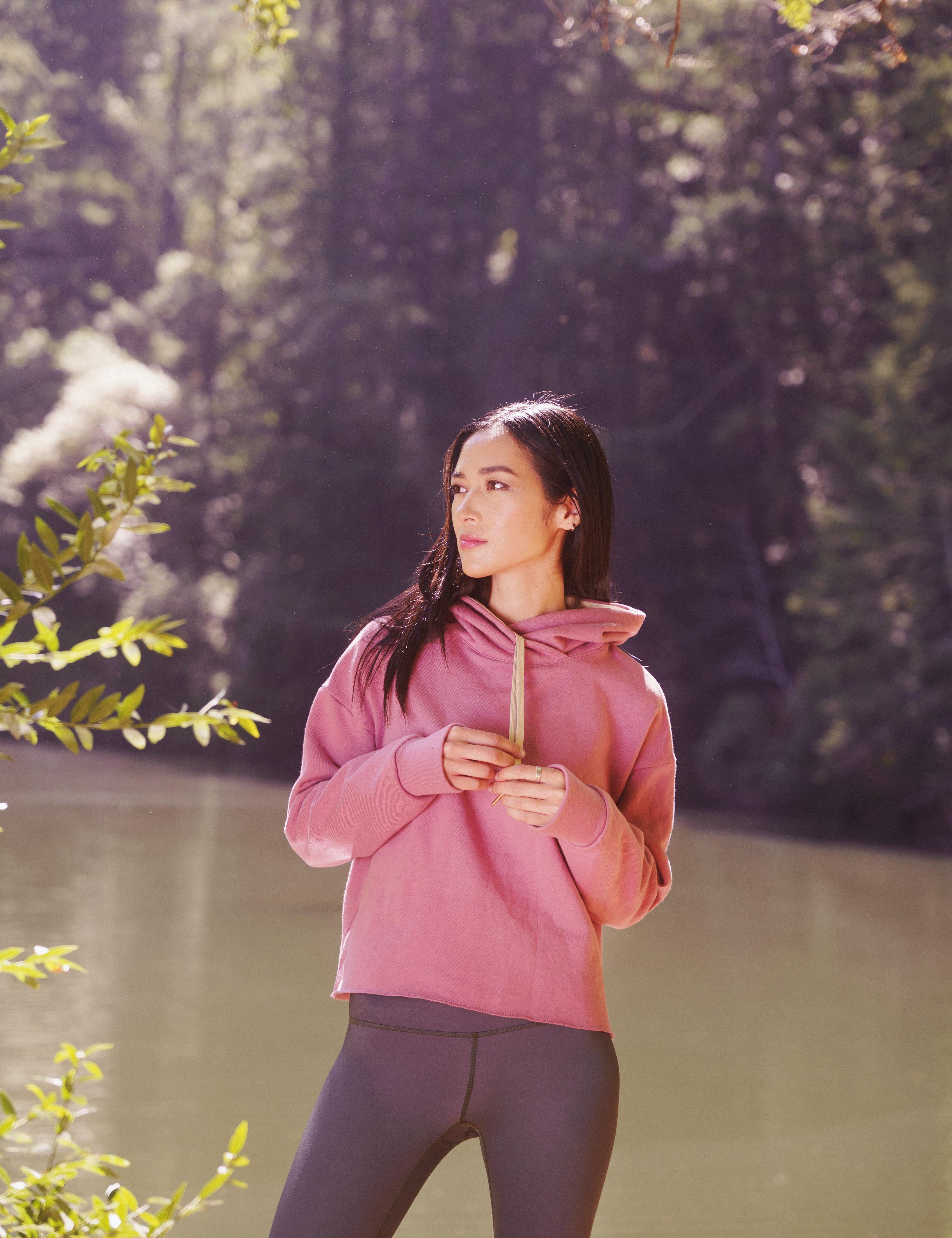 Rose Boreal - Sweatshirt - Free Spirit Hoodie - Amethyst