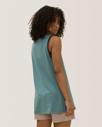 Astral Tank - Aquamarine Over / Camisole Astrale - Aquamarine Over