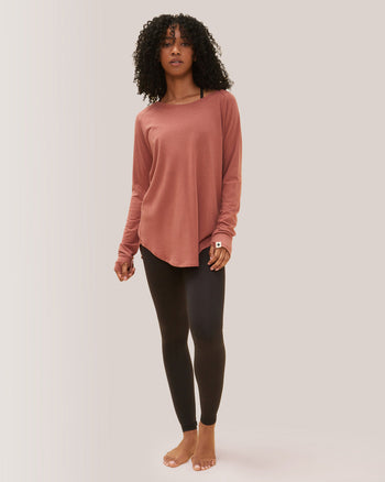 Cozy Long Sleeves Rose Boreal -Dahlia  Over / Dahlia Over