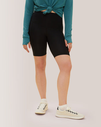 Divine Bike Short with pockets -Total Eclipse / Éclipse Totale